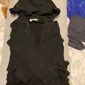 Girls Pearls and Piggytails Ruffle Jacket 8